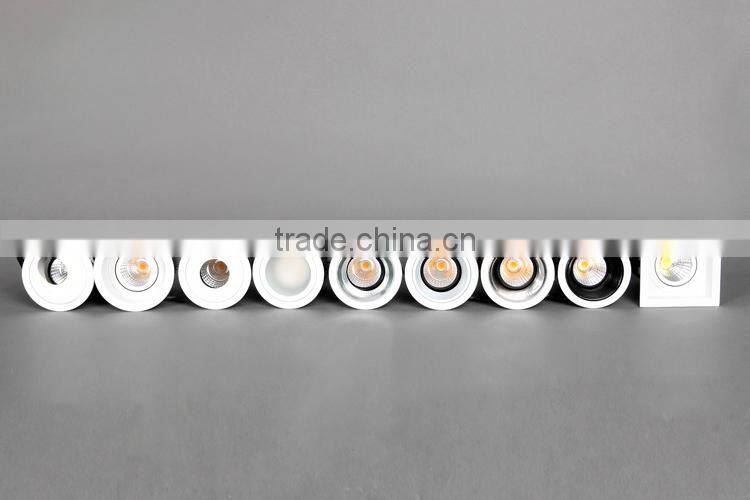 6w 9w 13w led spot light with black anti-glare inner ring
