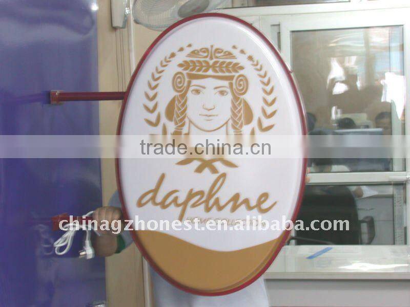 led rotating light box