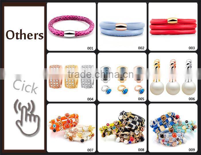 Fashionable Jewelry Women Custom Charm Bracelet Leather