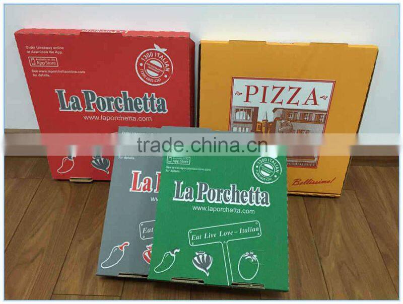 corrugated paper cheap pizza boxes