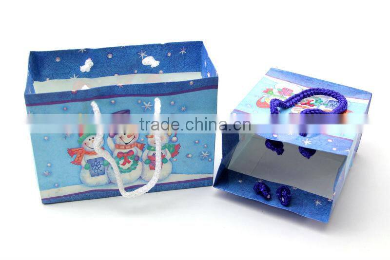 2014 Snowman Paper Gift Bag