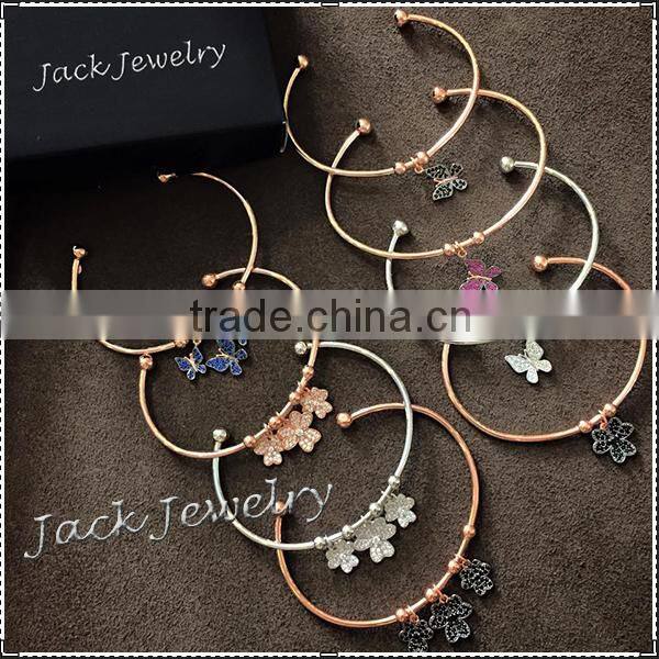 Copper with gold/rose gold plated bangle