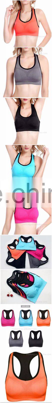 New Custom Hot Sexy Fashion Yoga Ladies Sublimation Printed fitness wear women's plain sport yoga bra