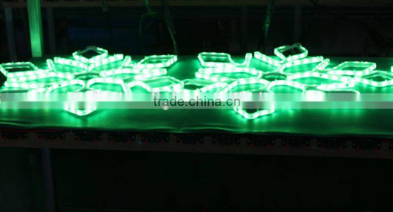 Ledcolourlight DMX RGB LED Christmas tree hanging snow strip lights