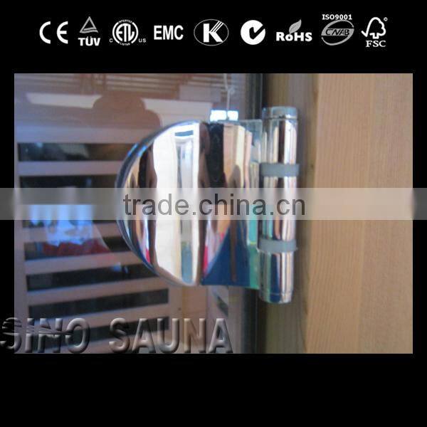 Personal steam wood sauna room for 2 person for skin beauty lay down sauna