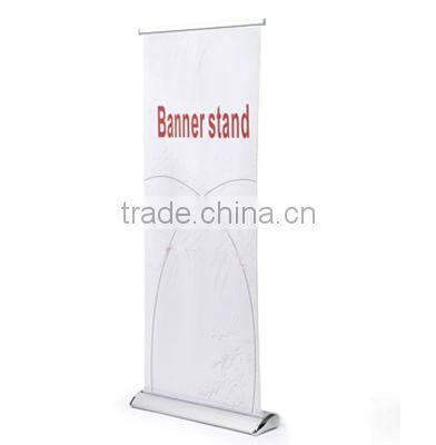 Expo aluminum 80/85*200cm roll up banner stand, heavy water drop roll up stand, wide base roll up banner