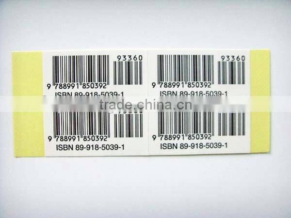 printed sticker / barcode label