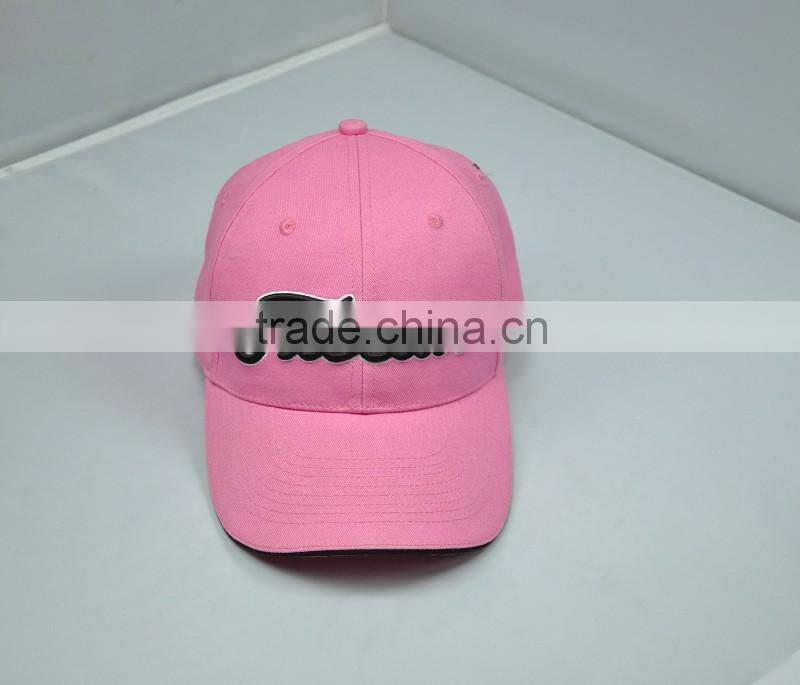 custom 100% cotton 6 panel baseball caps hats with 3D embroidery logo