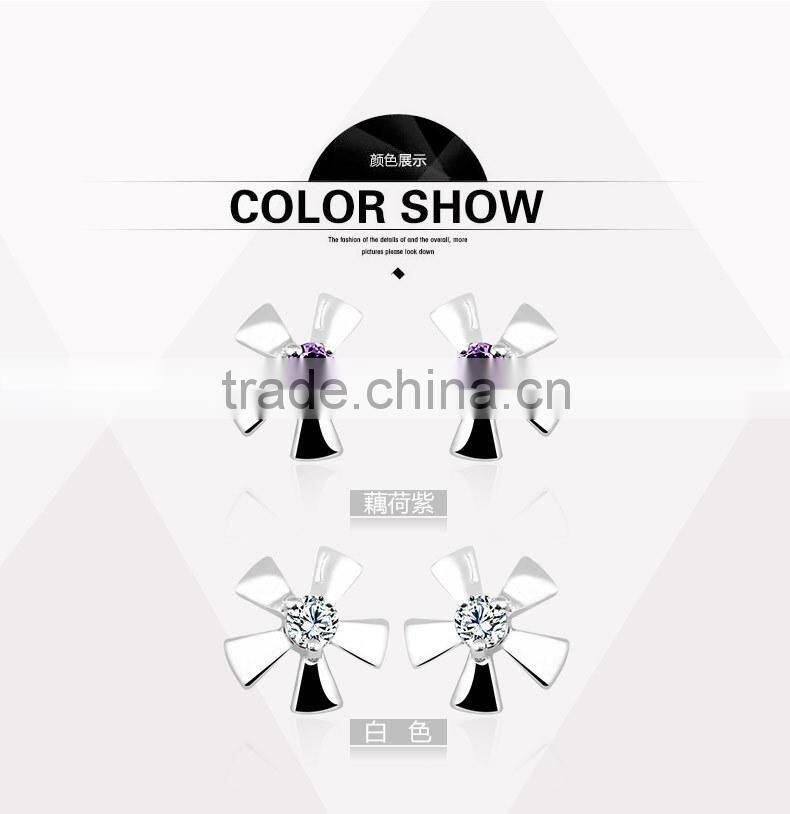 OUXI New arrival factory direct price flower afro girl earrings Y20268