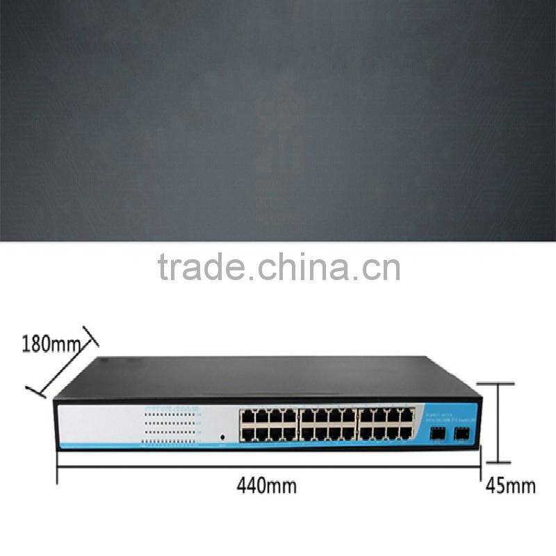 Soho L2 unmanaged 24+2 sfp full gigabit switch