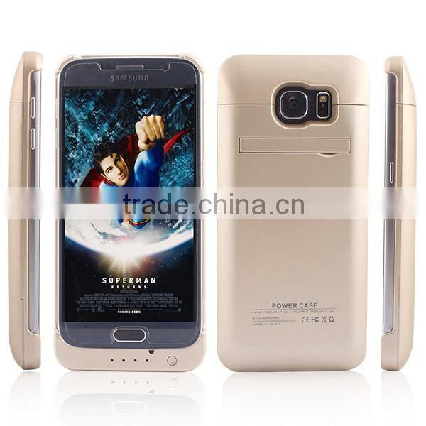 4200mah woth back stand battery case for samsung galaxy duos
