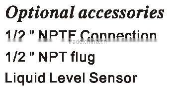 RESOUR Horizontal Liquid Receiver With Plate, Liquid Container, Refrigeration Reservoir Tank