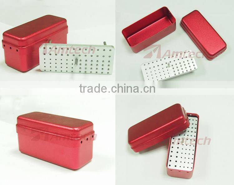 72-holes bur disinfection box resistant to high temperature and pressure (three uses)-Solid core B003
