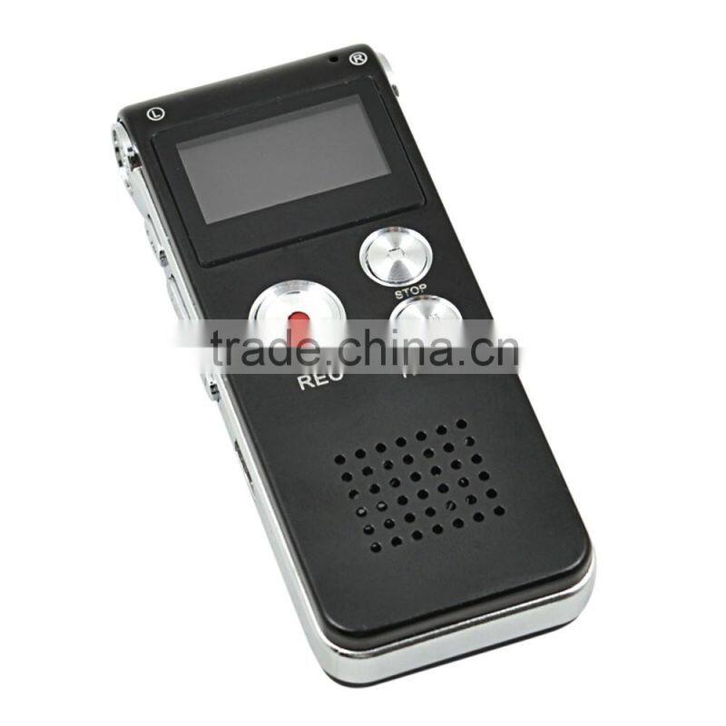 2016 new arrival Professional USB Voice Recorder 8GB Rechargeable Digital Dictaphone 3-in-1 U-Disk MP3 Player Audio Recorder