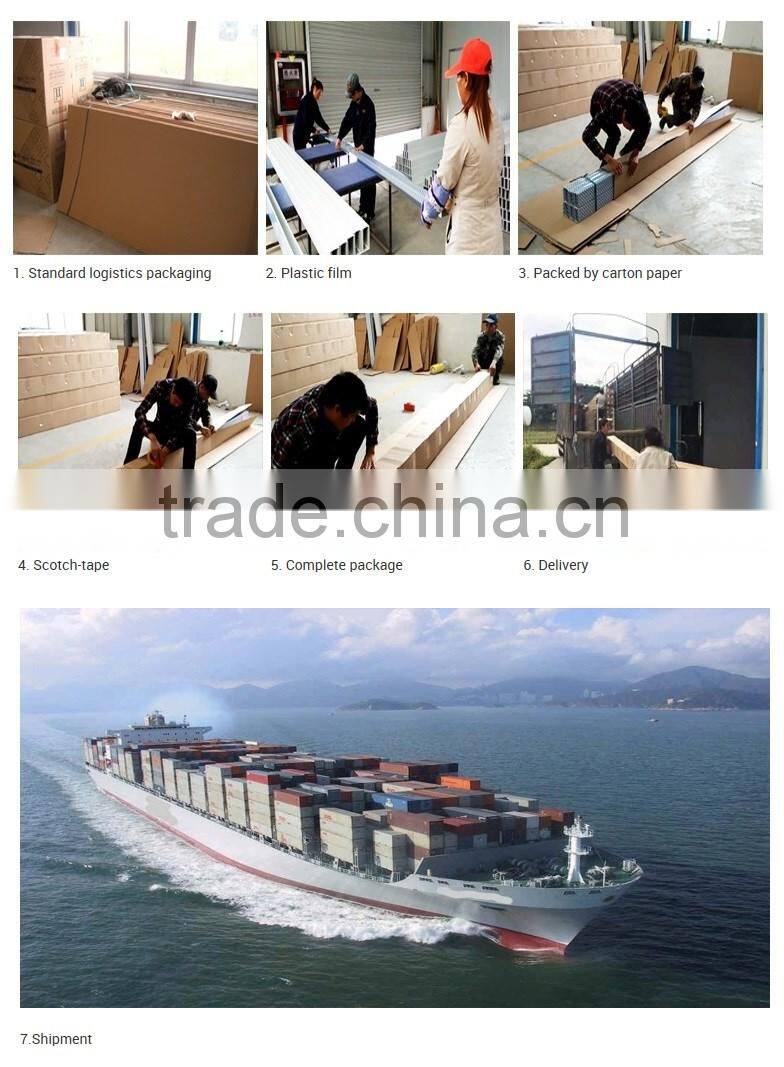 Baffle Aluminum Suspended Ceiling Tile 3D Wall Panel