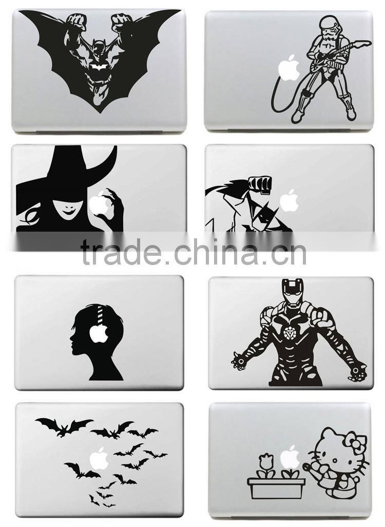2016 wholesale low price body animal skin stickers for macbook