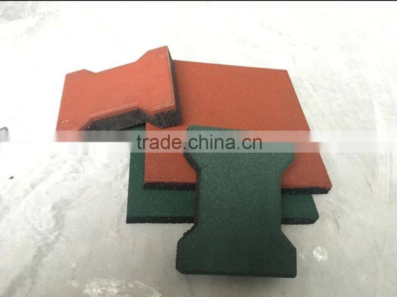 Qingdao 7king high density sound absorption eva puzzle rubber running track paver mat