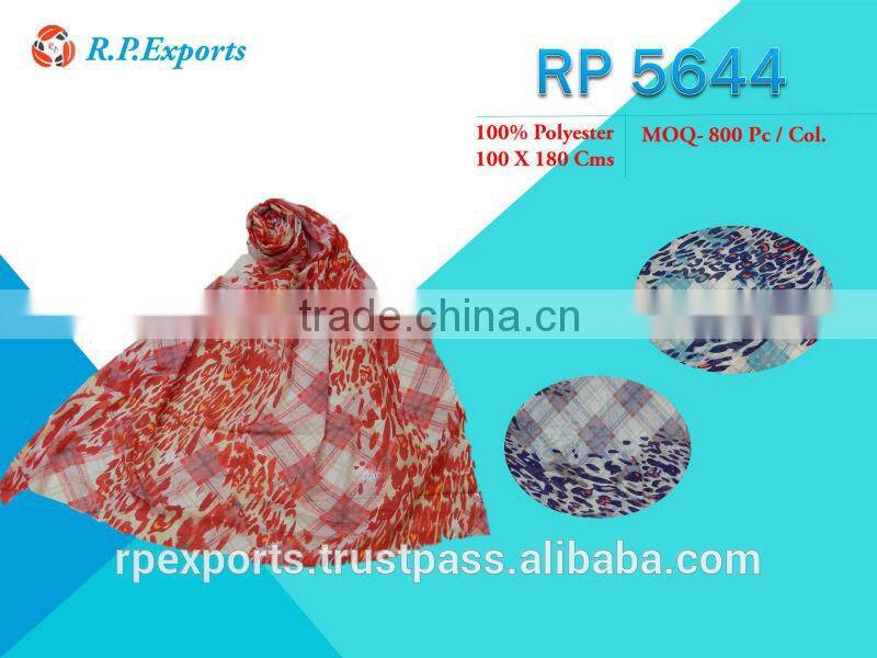 New fancy summer polyester scarf 2014-2015