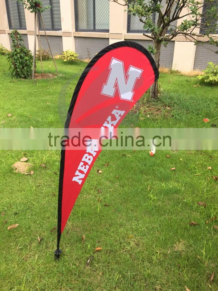 Cheap Custom Knitted Teardrop Banner