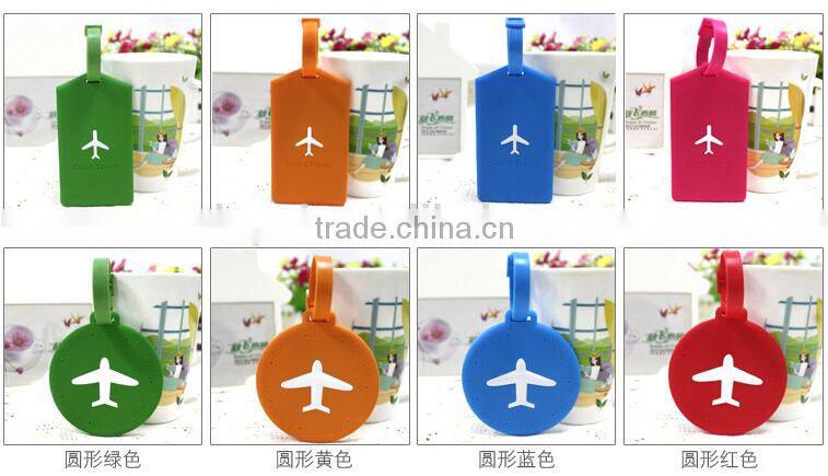 Soft PVC luggage tags with customer logos