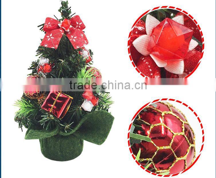 christmas decoration tabletop mini christmas tree