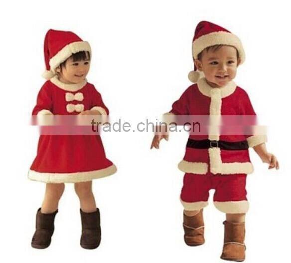 2016 hot selling christmas item christ dress christmas set for children