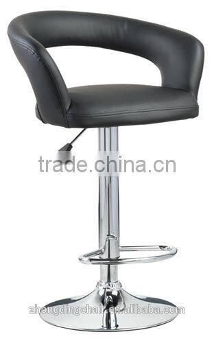 ZD-8018 Leather adjustable bar chair, swivel bar stool