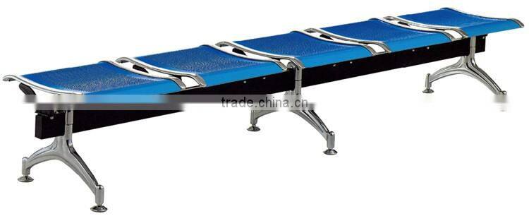 Bank stainless steel 3 seater airport waiting chair