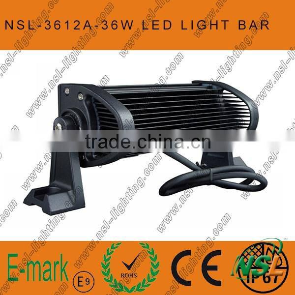 36w led off road light bar, 7inch O sram led light bar, 12pcs*3 led light bar off road
