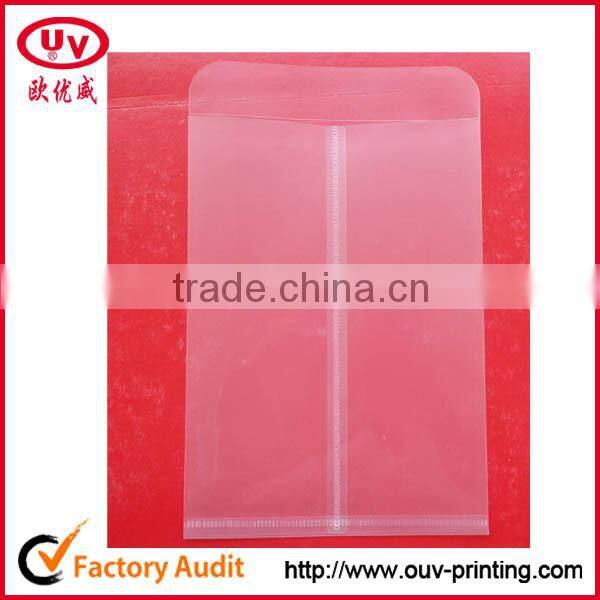 clear plastic file envelopes for cards