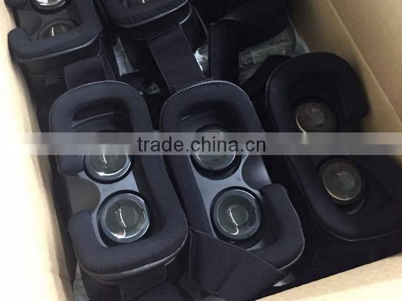 Factory Supply 3D Head Mount VR Box 2nd Generation Virtual Reality vr glasses & Bluetooth Remote Controller