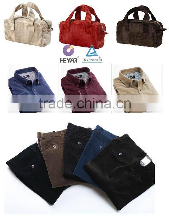 21wale striped pinwales cotton micro baby wale corduroy fabric