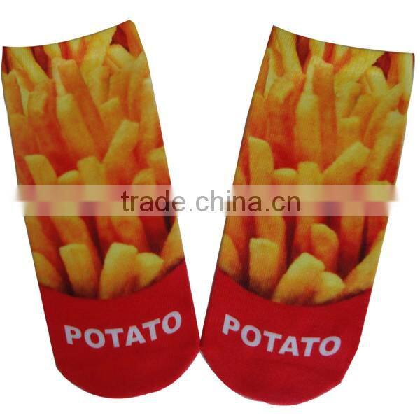 GS fashion design polyester tube custom print socks,socks for sublimation, heat transfer printing colorful polyester