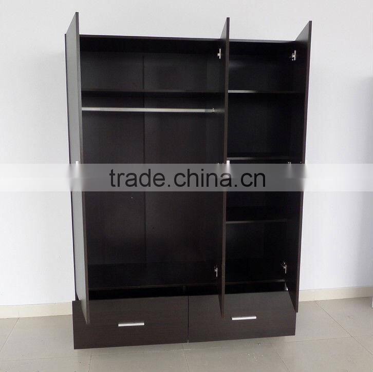 Modern bedroom furniture design double door wall wardrobe