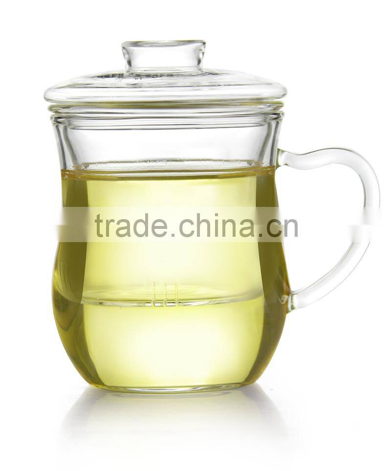 blown glass bubble tea cup