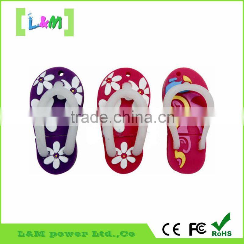 PVC USB flash drive in Different Mold according to your preference/shoes shape usb flash memory stick