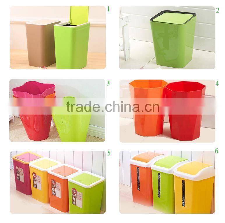PP home use Stocked 8L novelty advertising mini trash can