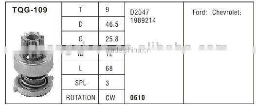 STARTER DRIVE RUI AN ZHONG ZHEN