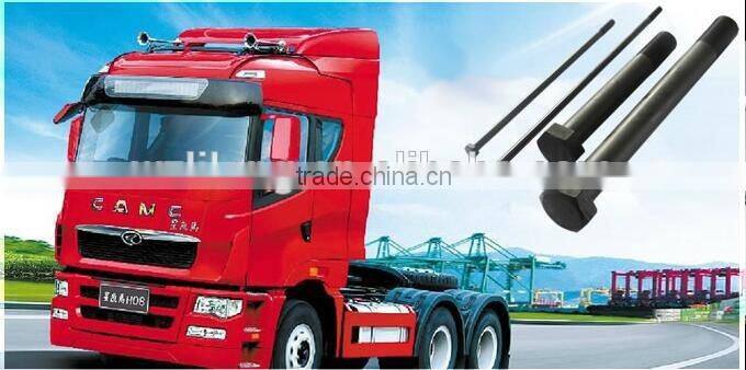 High strength truck wheel hub bolts and nuts