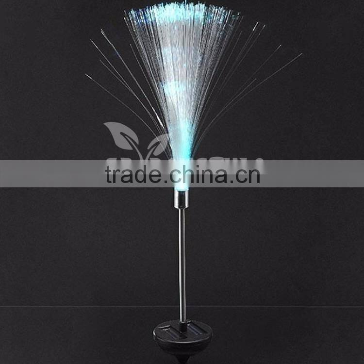 amorphous silicon solar panel rgb color changing lamp fibre optic lighting