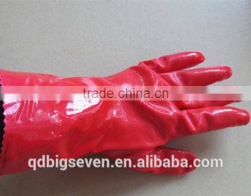 BSSAFETY Sandy finished pvc coated safety gloves, oil resistant working gloves