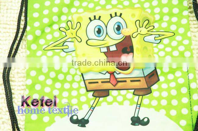 200D polyester cartoon gift shopping bag