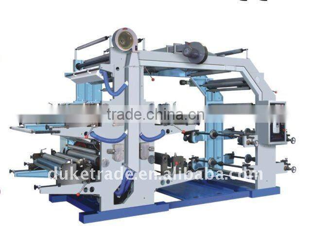 four color flexgraphic printing machine