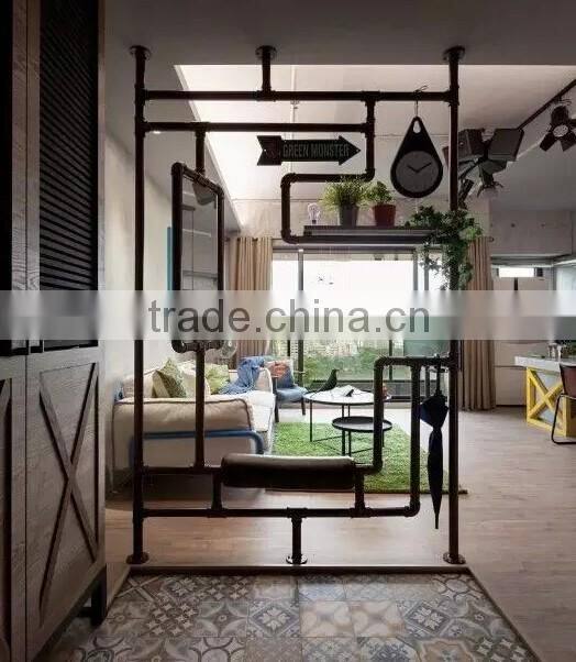 factory wholesale galvanized and black color malleable iron nipple pipe fitting