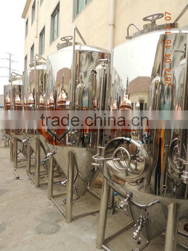 1000l electricity/steam/LPG/gas/direct fire heating beer brewing equipment/brew kettle for sale CE OEM factory