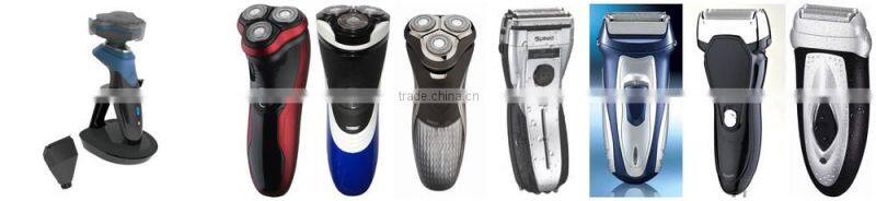 Professional new product ABS electric rechargeable power motor Wet and Dry 3 Blade man Shaver face trimmer