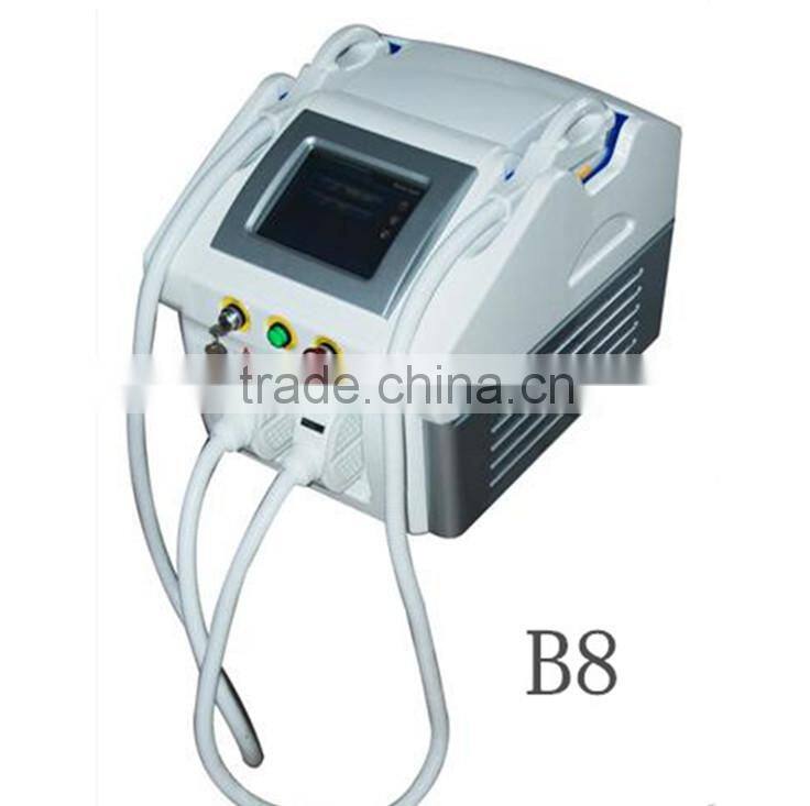laser multifunction e-light+laser for hair removal and tatoo removal