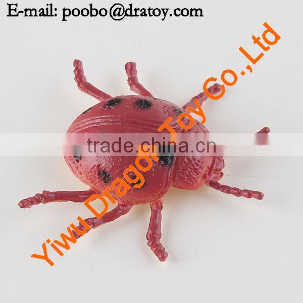 Plastic ladybug figurines