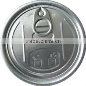 aluminum peel off lid/easy open foil lid