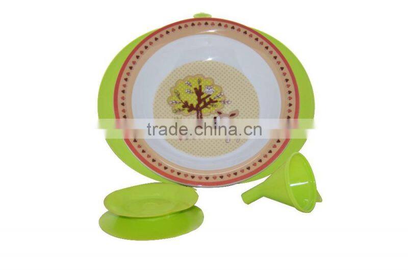 2016 new design 5A melamine baby bowl with with Heat Preservation, wedding return gift